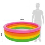 PISCINA INFLABLE INTEX 4 AROS COLORES 168X46CM - 617 L - Image 4