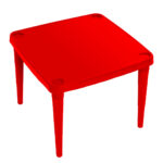 MESA INFANTIL PEKES ROJO PICA