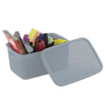 CESTO SPIRELLA GREY BLUE 22.5CM PLAPASA