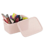 CESTO SPIRELLA ROSA 22.5CM PLAPASA