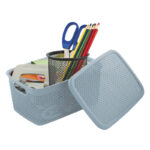 CESTO SPIRELLA GREY BLUE 26.5CM PLAPASA